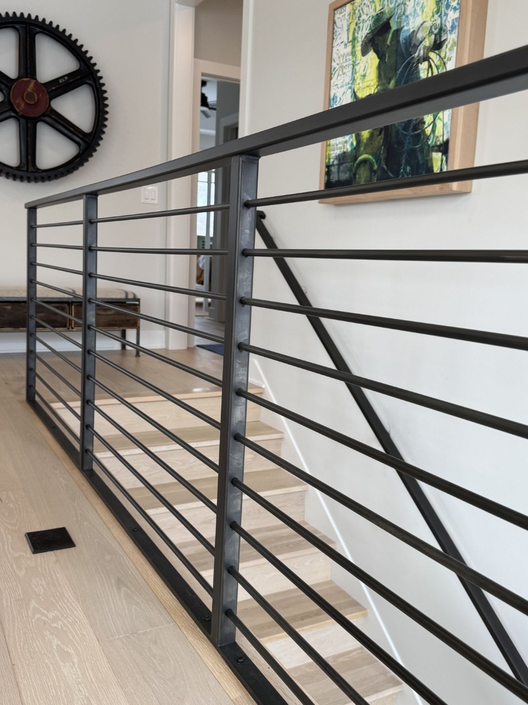 Blackened Steel Interior Rail
