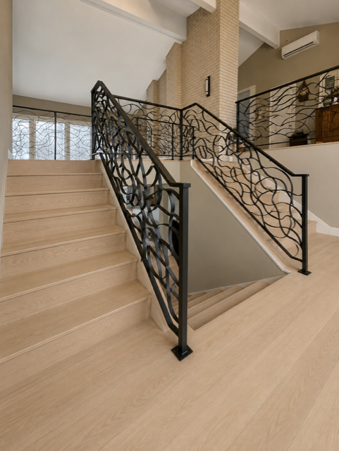 Whimsical Forged Railing
